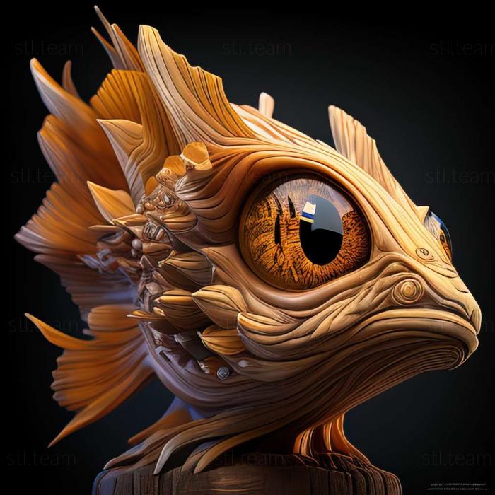 Animals Dragon eye fish